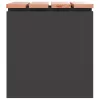  Kerti pad Fekete 40 x 40 x 43 cm Acél