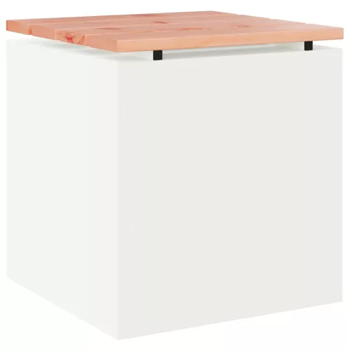  Kerti pad Fehér 40 x 40 x 43 cm Acél