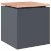  Kerti pad Antracit 40 x 40 x 43 cm Acél