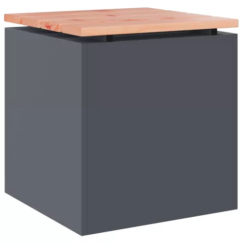  Kerti pad Antracit 40 x 40 x 43 cm Acél
