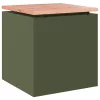  Kerti pad Oliva zöld 40 x 40 x 43 cm Acél