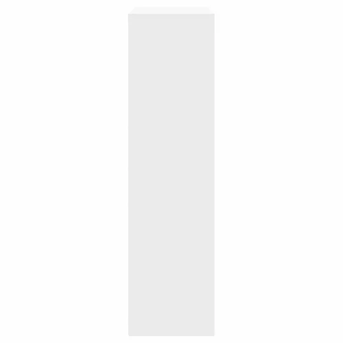  Csomagzáró doboz tárolóval ajtóval Fehér 44 x 22 x 82 cm Acél