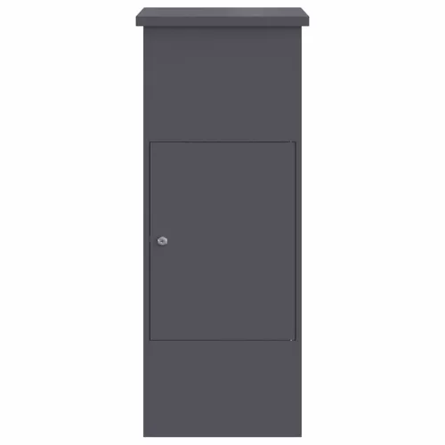  Csomagzáró doboz tárolóval Antracit 44,5 x 29 x 110,5 cm Acél