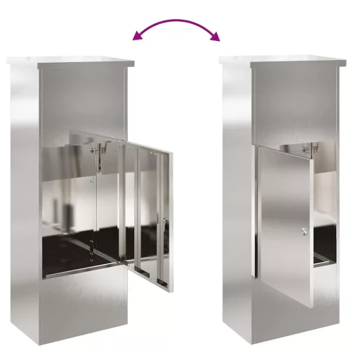  Csomagzáró doboz Ezüst 44,5 x 29 x 110,5 cm Rozsdamentes acél