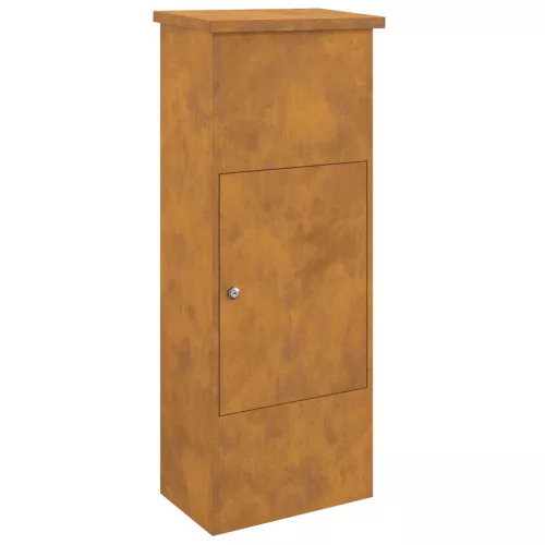  Csomagzáró doboz Rozsdás 44.5 x 29 x 110.5 cm időjárásálló acél