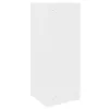  Csomagzáró doboz tárolóval ajtóval Fehér 41 x 38 x 103 cm Acél