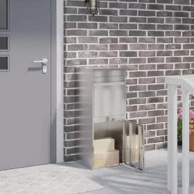    Csomagzáró doboz Fekete 41 x 38 x 103 cm Rozsdamentes acél