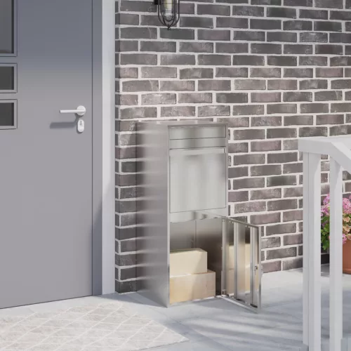  Csomagzáró doboz Fekete 41 x 38 x 103 cm Rozsdamentes acél