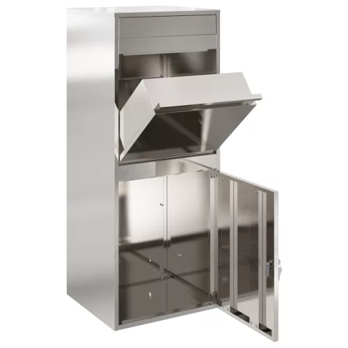  Csomagzáró doboz Fekete 41 x 38 x 103 cm Rozsdamentes acél