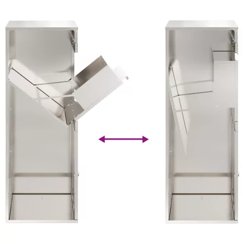  Csomagzáró doboz Fekete 41 x 38 x 103 cm Rozsdamentes acél