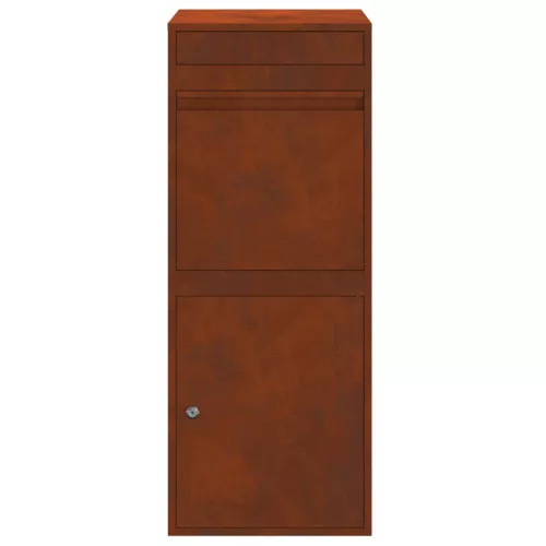  Csomagzáró doboz Rozsdás 41 x 38 x 103 cm Időjárásálló acél