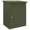  Csomagzáró doboz Oliva zöld 44 x 35 x 59 cm Acél