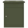  Csomagzáró doboz Oliva zöld 44 x 35 x 59 cm Acél