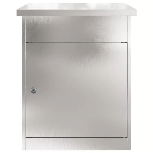  Csomagzáró doboz Fekete 44 x 35 x 59 cm Rozsdamentes acél