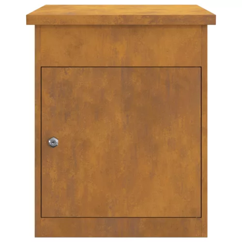  Csomagzáró doboz Rozsdás 44 x 35 x 59 cm időjárásálló acél