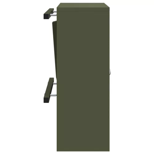  postaláda Oliva zöld 30 x 23 x 55 cm Acél