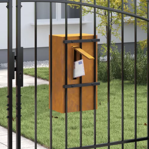  postaláda Rozsdás 30 x 23 x 55 cm időjárásálló acél
