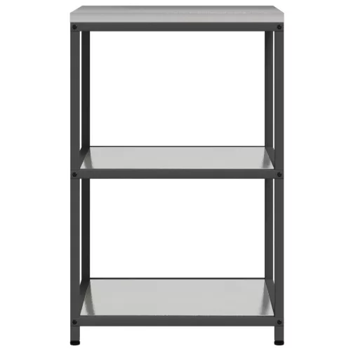  Konyhai tárolópolc Ezüst 60 x 50 x 92 cm Rozsdamentes acél