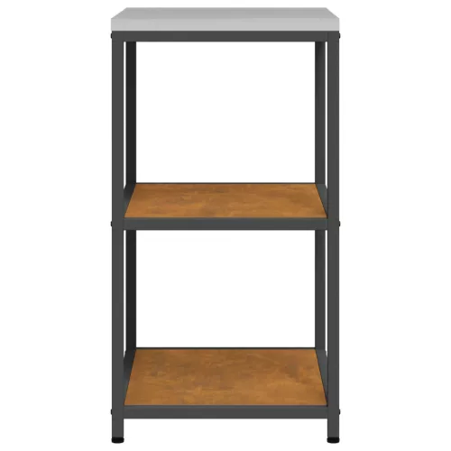  Konyhai tárolópolc Rozsdás 60 x 50 x 92 cm Viharvert acél