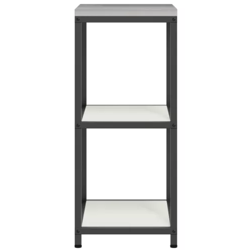  Konyhai tárolópolc polcokkal tárolóval Fehér 60 x 50 x 92 cm Acél