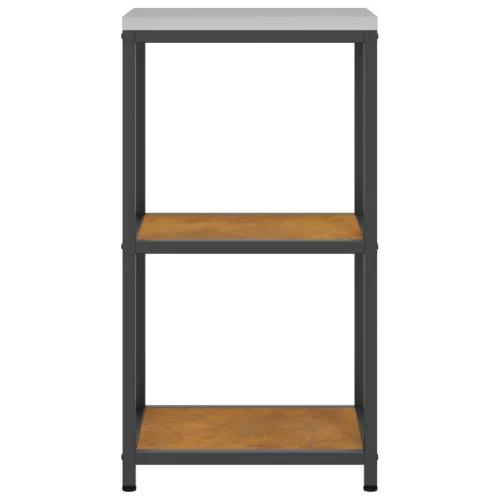  Konyhai tárolópolc Rozsdás 60 x 50 x 92 cm Viharvert acél