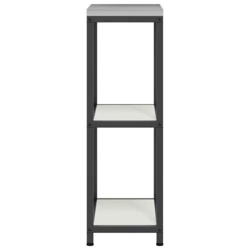  Konyhai tárolópolc polcokkal tárolóval Fehér 60 x 50 x 92 cm Acél