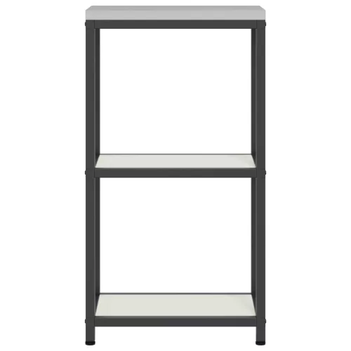  Konyhai tárolópolc polcokkal tárolóval Fehér 60 x 50 x 92 cm Acél