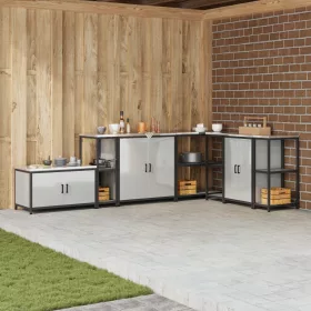    Konyhai tárolópolc Ezüst 60 x 50 x 92 cm Horganyzott acél