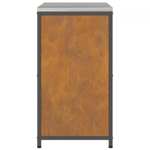  Konyhai tárolószekrény Rozsdás 60 x 50 x 92 cm Viharvert acél