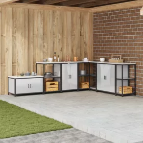    Konyhai tárolószekrény Ezüst 60 x 50 x 92 cm Rozsdamentes acél