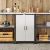  Konyhai tárolószekrény Ezüst 60 x 50 x 92 cm Rozsdamentes acél