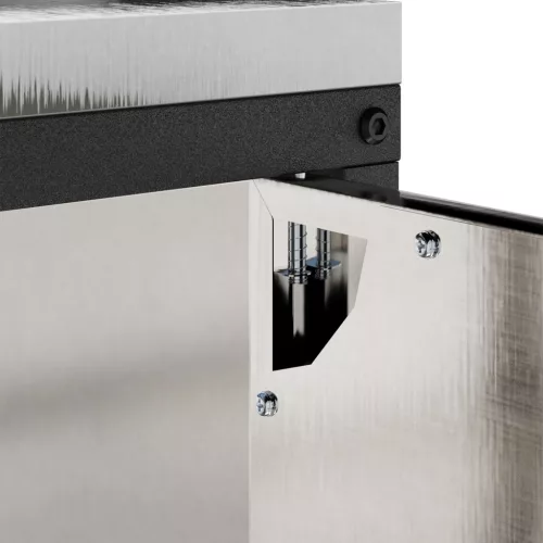  Konyhai tárolószekrény Ezüst 60 x 50 x 92 cm Rozsdamentes acél