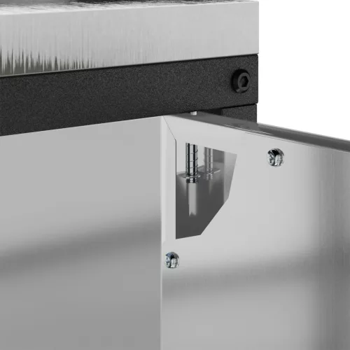  Konyhai tárolószekrény Ezüst 60 x 50 x 92 cm Horganyzott acél