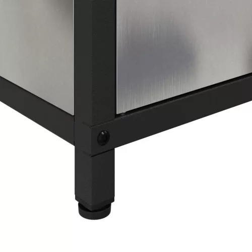  Konyhai tárolószekrény Ezüst 60 x 50 x 92 cm Rozsdamentes acél