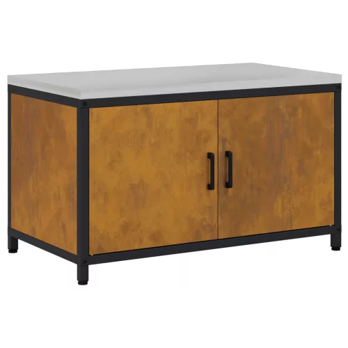  Konyhai tárolószekrény Rozsdás 60 x 50 x 92 cm Viharvert acél