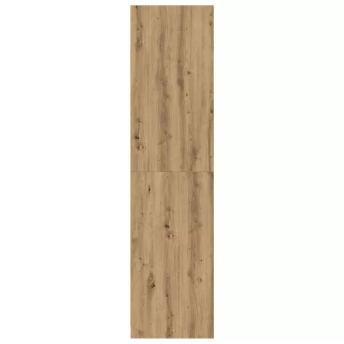  Ruhásszekrény polcokkal tárolóval kézműves tölgy 50 x 50 x 200 cm Faanyag