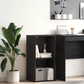  Könyvszekrény Musta tammi 40 x 30 x 77 cm Faanyag