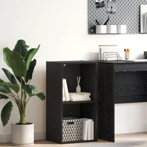  Könyvszekrény Musta tammi 40 x 30 x 77 cm Faanyag