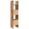  Könyvespolc Régi fa 40 x 35 x 180 cm Faanyag