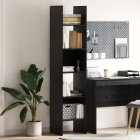  Könyvespolc Musta tammi 40 x 35 x 180 cm Faanyag
