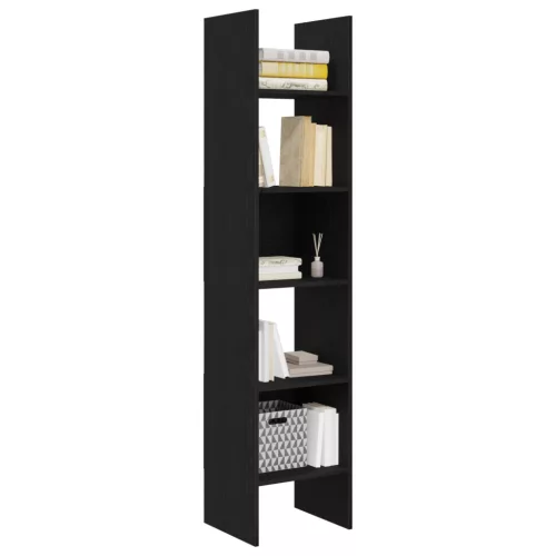  Könyvespolc Musta tammi 40 x 35 x 180 cm Faanyag