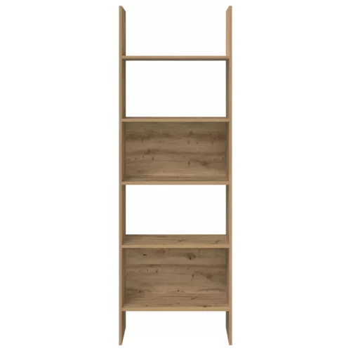  Könyvespolc kézműves tölgy 60 x 35 x 180 cm Faanyag