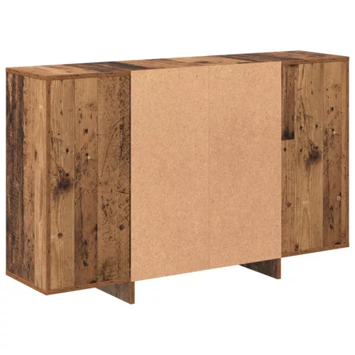  Széf polcokkal Régi fa 120 x 30 x 75 cm Faanyag