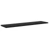  Polcos könyvespolc 4 pcs Fekete 80 x 20 x 1,5 cm Faanyag