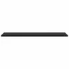  Polcos könyvespolc 4 pcs Fekete 80 x 20 x 1,5 cm Faanyag
