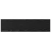  Polcos könyvespolc 4 pcs Fekete 80 x 20 x 1,5 cm Faanyag