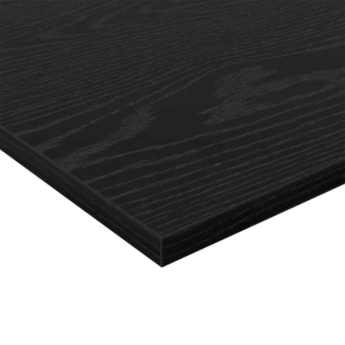  Polcos könyvespolc 4 pcs Fekete 80 x 20 x 1,5 cm Faanyag