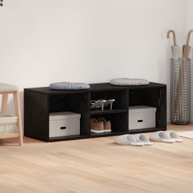    Cipő tárolópad polcokkal Musta tammi 102 x 35 x 35 cm Faanyag