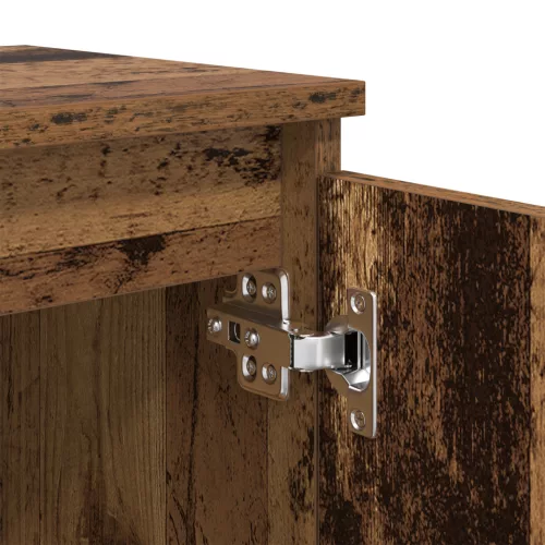  Régi Fa Éjjeli Asztal Régi fa Tömör fa, fémből készült