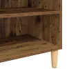  Széf polcokkal Régi fa 57 x 35 x 90 cm Faanyag